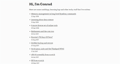 Desktop Screenshot of conradk.com